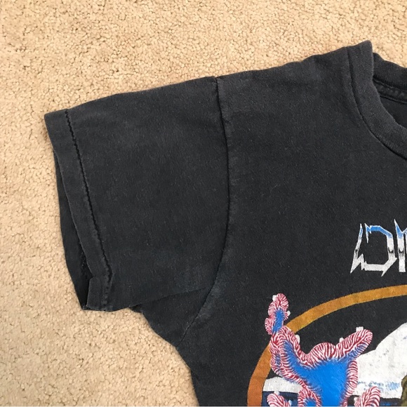 Original YES Concert Band Tee Drama Tour 1980 Chicago Amphitheater Vintage Fade - Picture 4 of 9